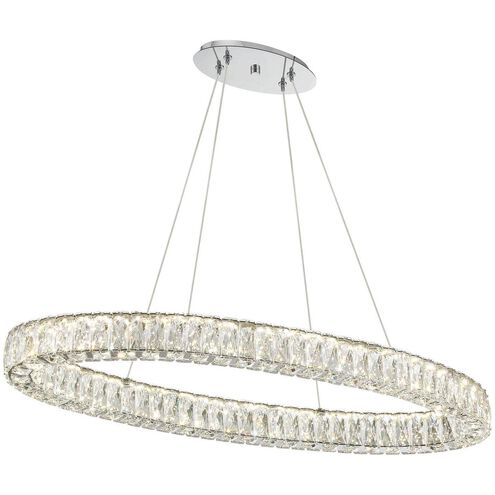 Kinsley 1 Light 39 inch Polished Chrome Pendant Ceiling Light