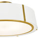 Fulton 6 Light 24 inch Antique Gold Pendant Ceiling Light