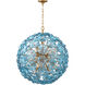 Esme 12 Light 28 inch Aged Brass Chandelier Ceiling Light