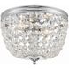 Nola 2 Light 11.5 inch Polished Chrome Flush Ceiling Light