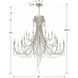 Arcadia 28 Light 61 inch Antique Silver Chandelier Ceiling Light