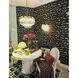 Addis Bath Wall Light in Aged Brass, Tronchi Glass White
