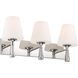 Ramsey Bath Vanity Light Wall Light in Polished Nickel