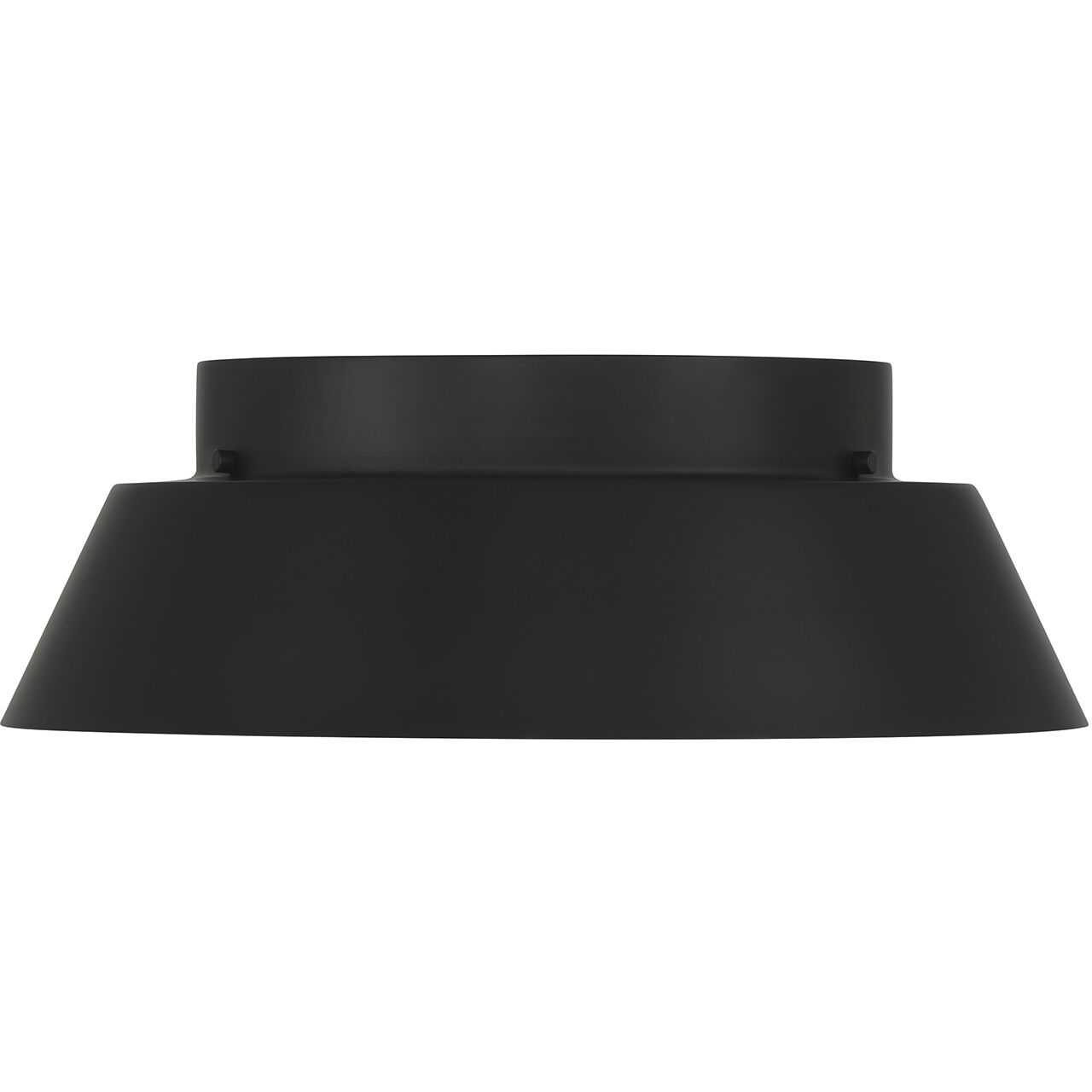 Donoven 2 Light 15 inch Matte Black and Gold Flush Mount Ceiling Light