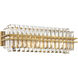 Hayes Sconce Wall Light in Aged Brass