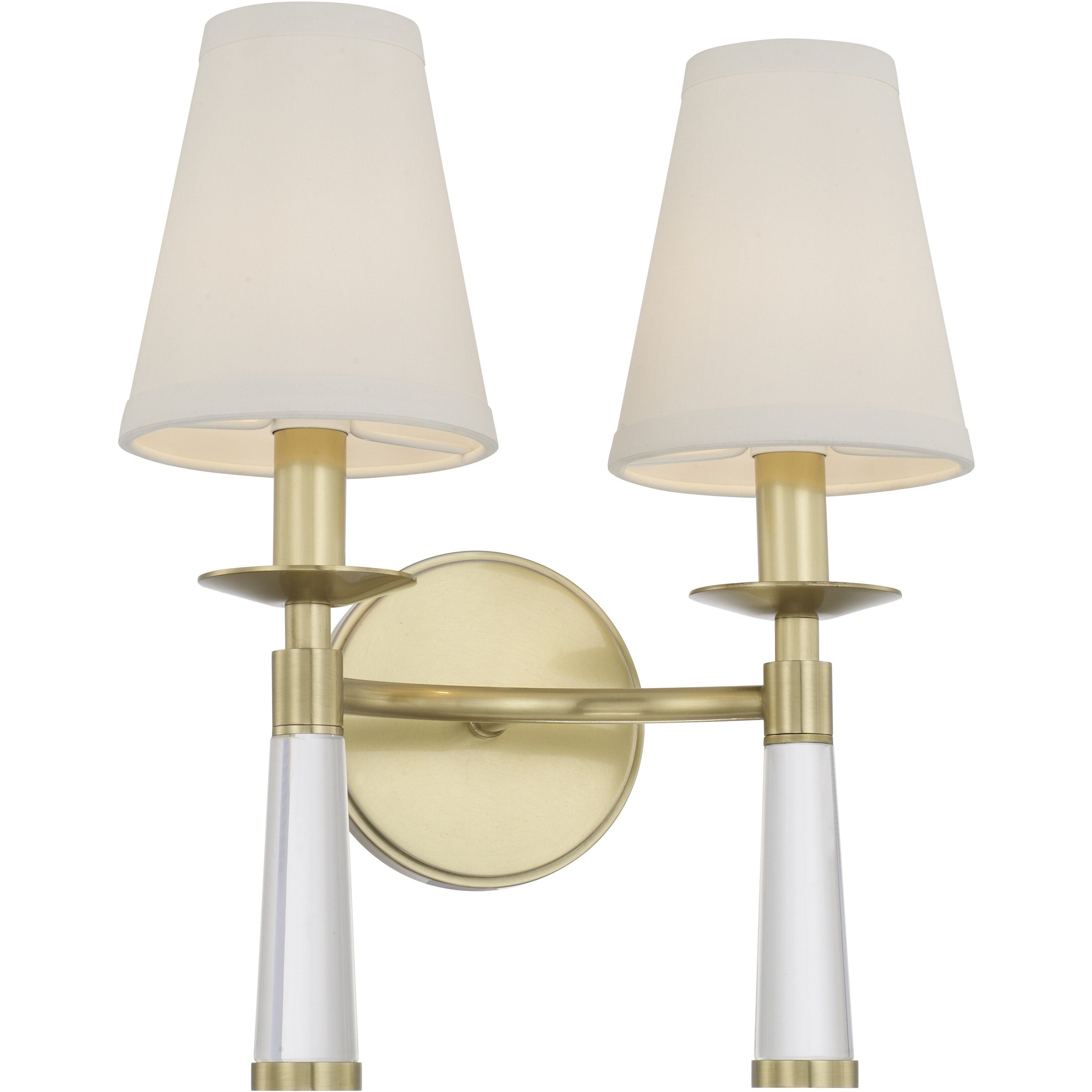 Baxter Sconce Wall Light in Aged Brass