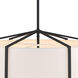 Carlyn 6 Light 24 inch Black Chandelier Ceiling Light