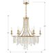 Gabrielle 6 Light 28 inch Antique Gold Chandelier Ceiling Light