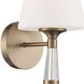 Ramsey Bath Sconce Wall Light in Vibrant Gold