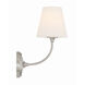 Sylvan Bath Sconce Wall Light in Brushed Nickel