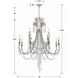 Arcadia 12 Light 32.5 inch Antique Silver Chandelier Ceiling Light