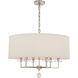 Paxton 6 Light 25.5 inch Polished Nickel Chandelier Ceiling Light