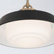 Xander 1 Light 16 inch Vibrant Gold Pendant Ceiling Light
