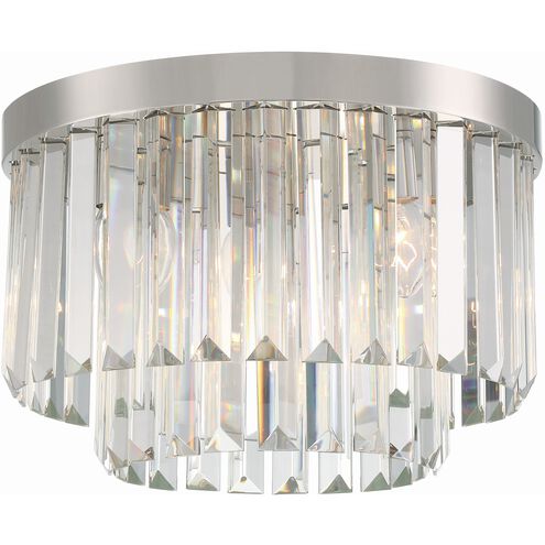 Hayes 4 Light 16 inch Polished Nickel Flush/Semi Flush Ceiling Light