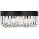 Alister 5 Light 15.25 inch Charcoal Bronze Flush Ceiling Light