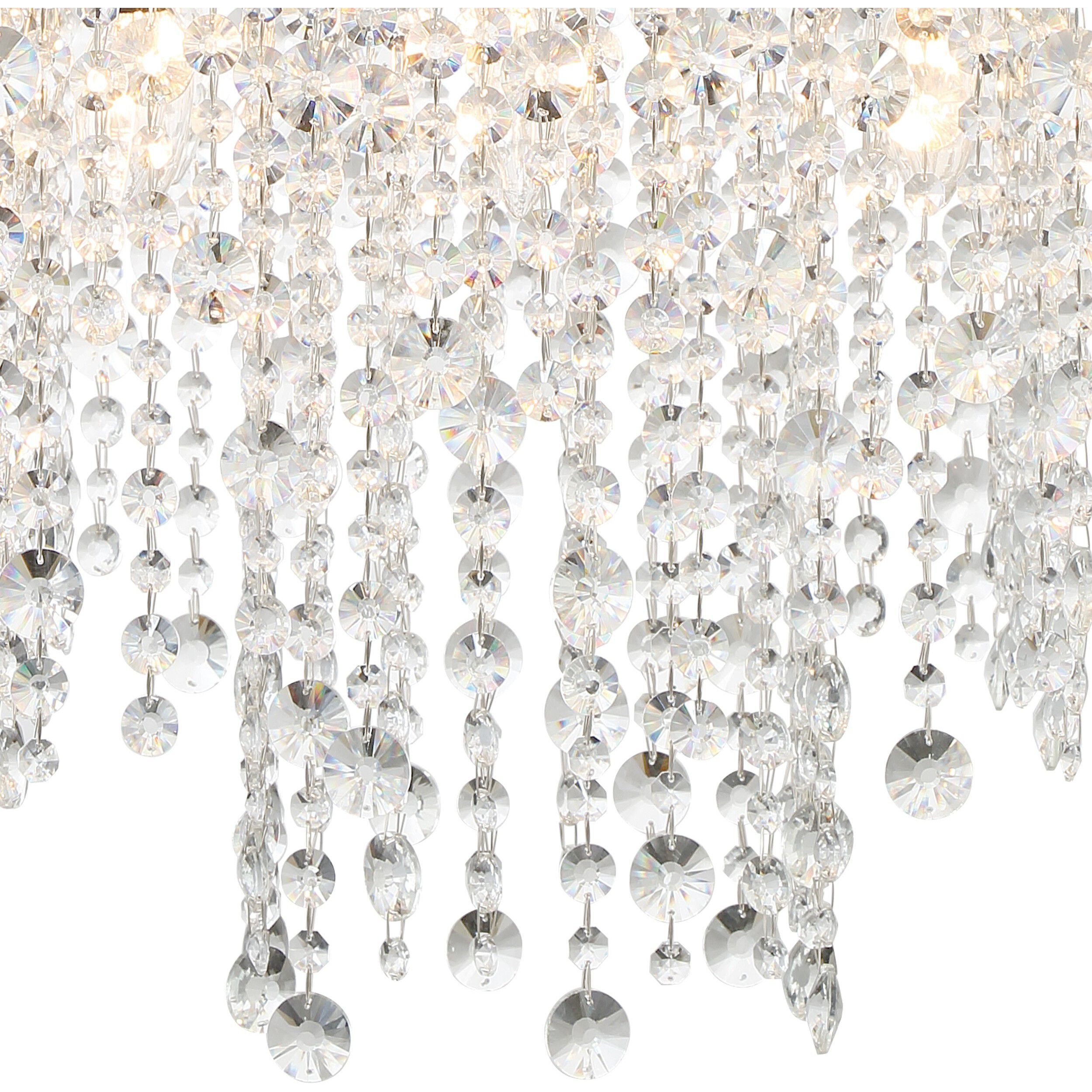 Winham 8 Light 36 inch Black Forged Linear Chandelier Ceiling Light