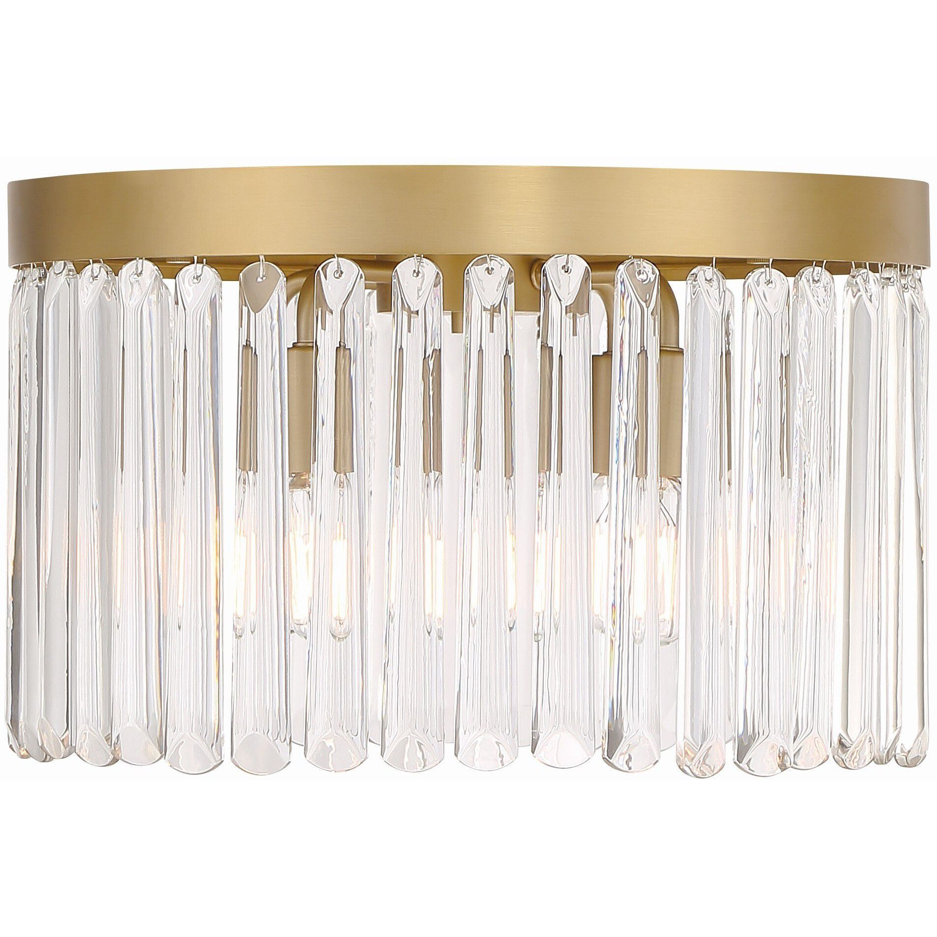 Emory 4 Light 15 inch Modern Gold Flush/Semi Flush Ceiling Light
