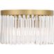 Emory 4 Light 15 inch Modern Gold Flush/Semi Flush Ceiling Light