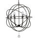 Solaris 6 Light 28.5 inch English Bronze Outdoor Chandelier