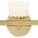 Colton Bath Vanity Light Wall Light in Aged Brass