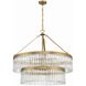 Emory 9 Light 32 inch Modern Gold Chandelier Ceiling Light
