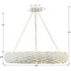 Broche 8 Light 33.5 inch Matte White Chandelier Ceiling Light