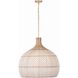 Zanzibar 6 Light 26 inch Soft Gold Pendant Ceiling Light