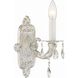 Paris Market 1 Light 6.25 inch Antique White Sconce Wall Light in Clear Hand Cut