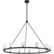 Aragon 12 Light 46.75 inch Matte Black Chandelier Ceiling Light