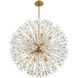 Adley 12 Light 34 inch Aged Brass Chandelier Ceiling Light