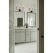Sylvan 3 Light 23.25 inch Black Forged Bathroom Vanity Light Wall Light