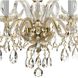 Traditional Crystal 5 Light 22 inch Polished Brass Chandelier Ceiling Light in Clear Hand Cut
