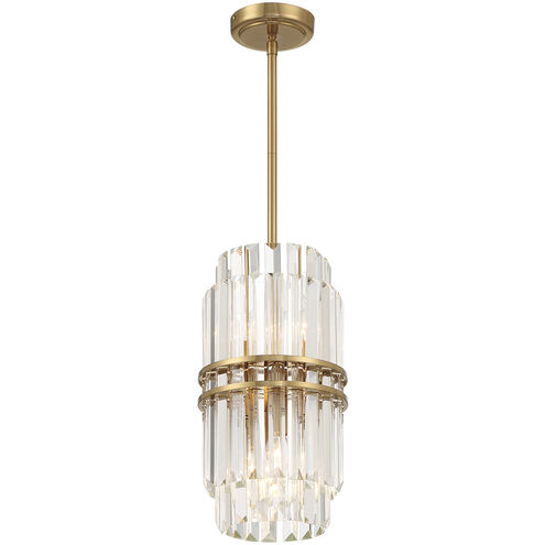 Hayes 4 Light 8 inch Aged Brass Mini Pendant Ceiling Light