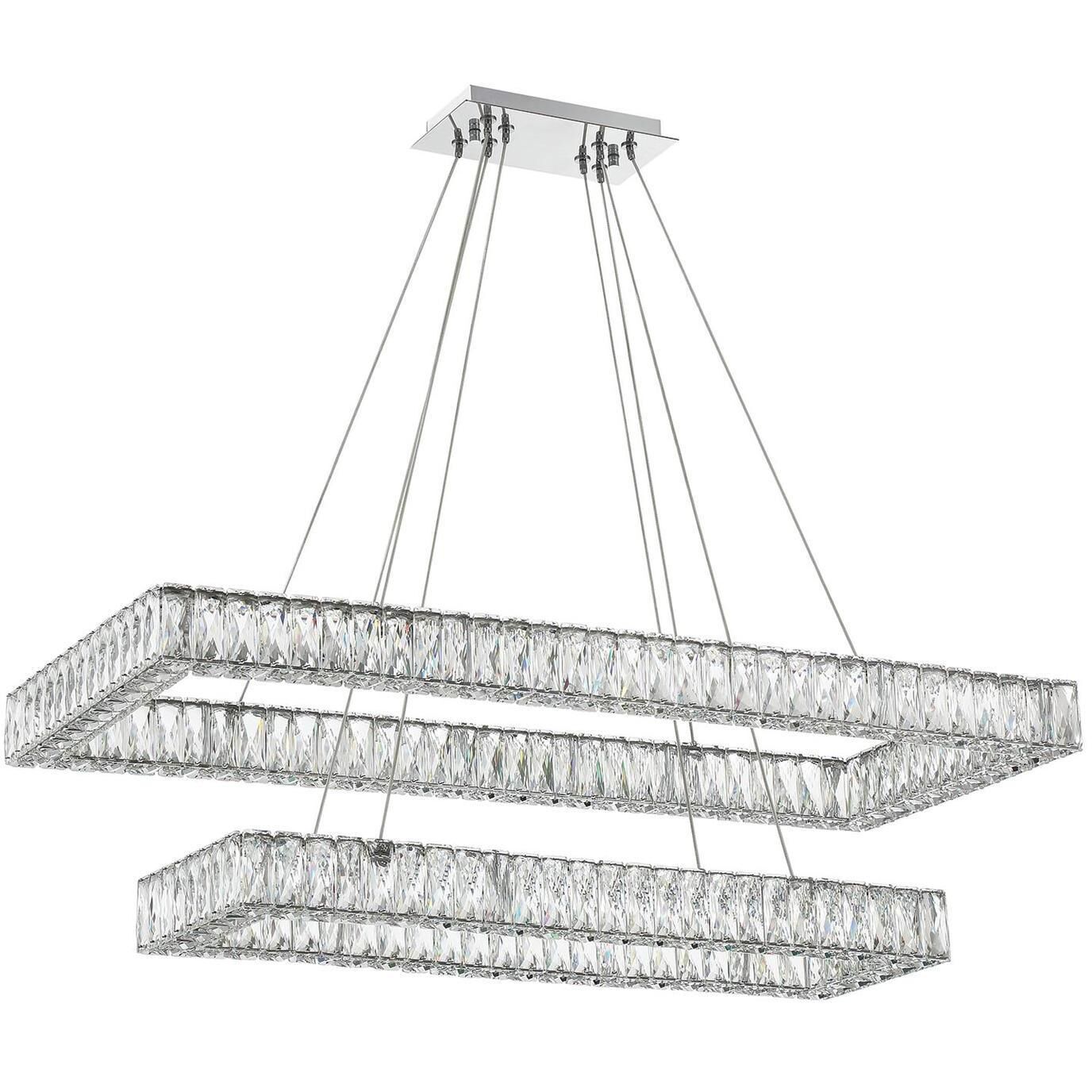 Kinsley 1 Light 41.5 inch Polished Chrome Chandelier Ceiling Light