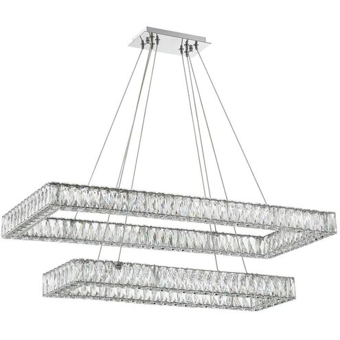 Kinsley 1 Light 41.5 inch Polished Chrome Chandelier Ceiling Light