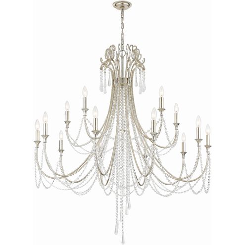 Arcadia 15 Light 46.25 inch Antique Silver Chandelier Ceiling Light
