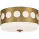 Kirby 2 Light 13.25 inch Flush Mount