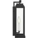 Aspen 1 Light 14 inch Matte Black Outdoor Sconce
