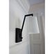 Avon 10.25 inch 60.00 watt Matte Black Task Sconce Wall Light