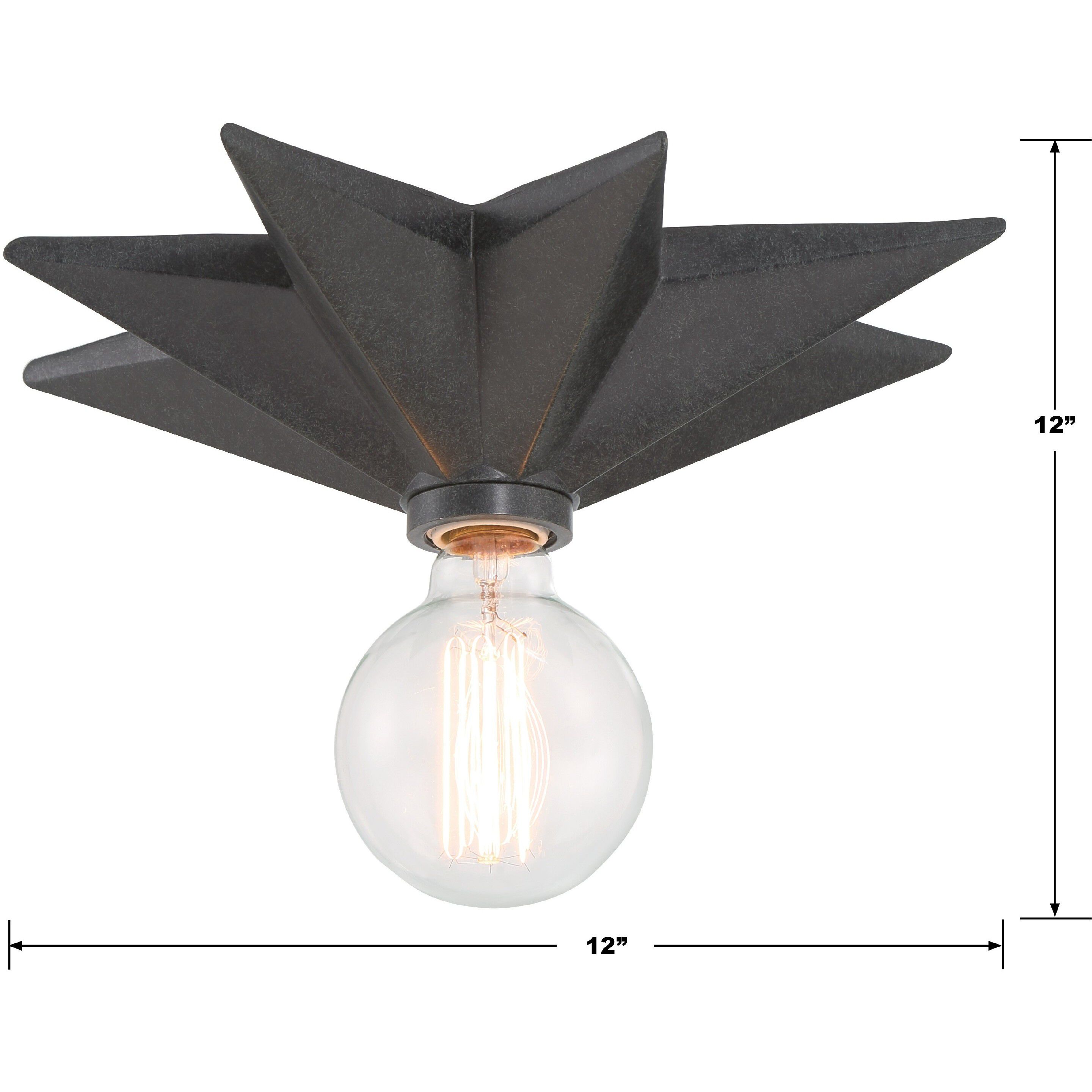 Astro Wall Sconce Wall Light in Black