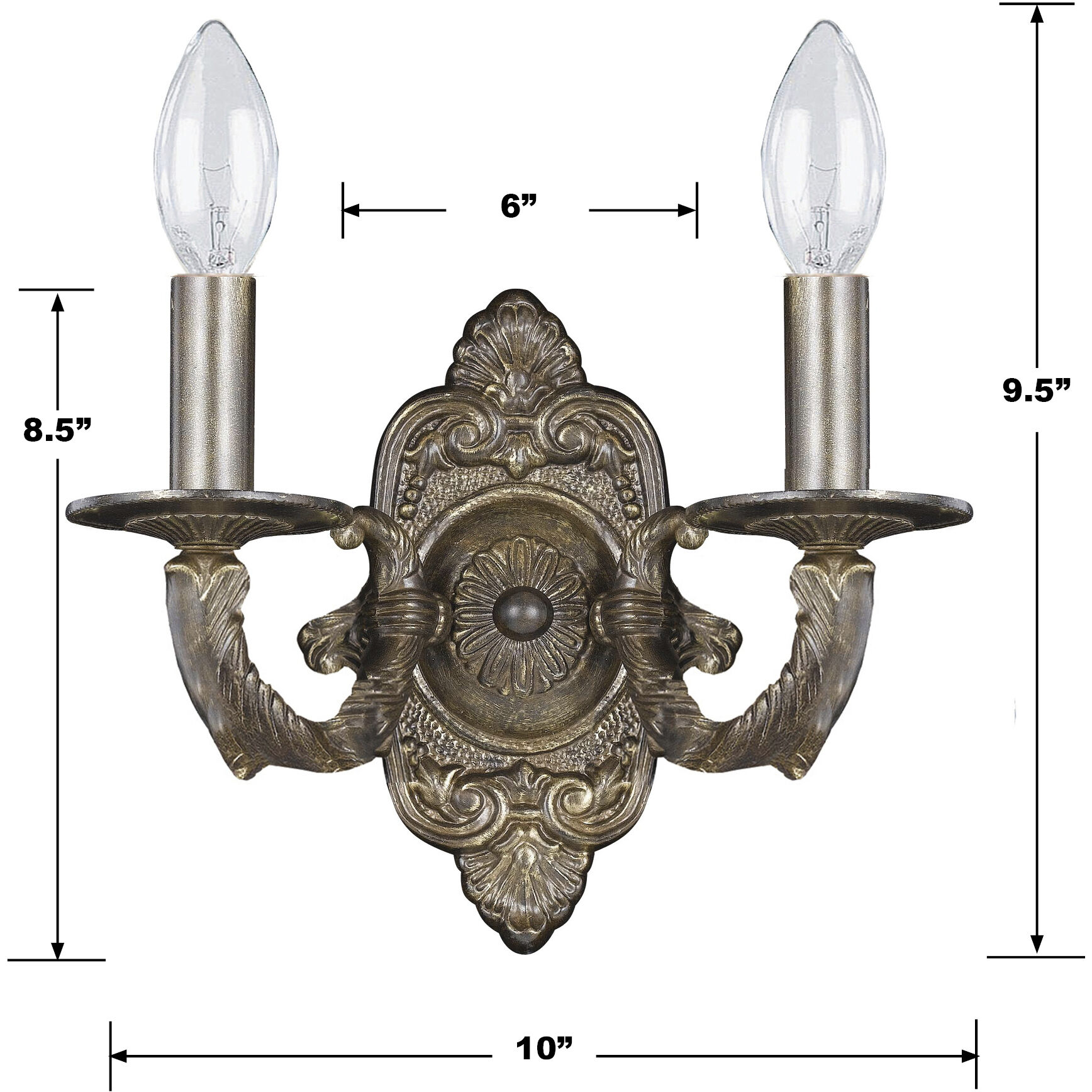Paris Market Sconce Wall Light in Venetian Bronze
