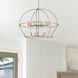 Abbott 15 Light 48 inch Vibrant Gold Chandelier Ceiling Light