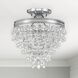 Calypso 3 Light 13 inch Polished Chrome Mini Chandelier Ceiling Light