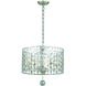 Layla 5 Light 18 inch Antique Silver Chandelier Ceiling Light