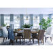 Xavier 6 Light 46 inch Vibrant Gold Linear Chandelier Ceiling Light in Vibrant Gold and Blue