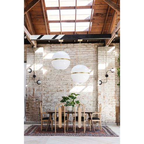 Truax 4 Light 30 inch Aged Brass Pendant Ceiling Light