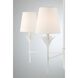 Broche 4 Light 28 inch Matte White Chandelier Ceiling Light