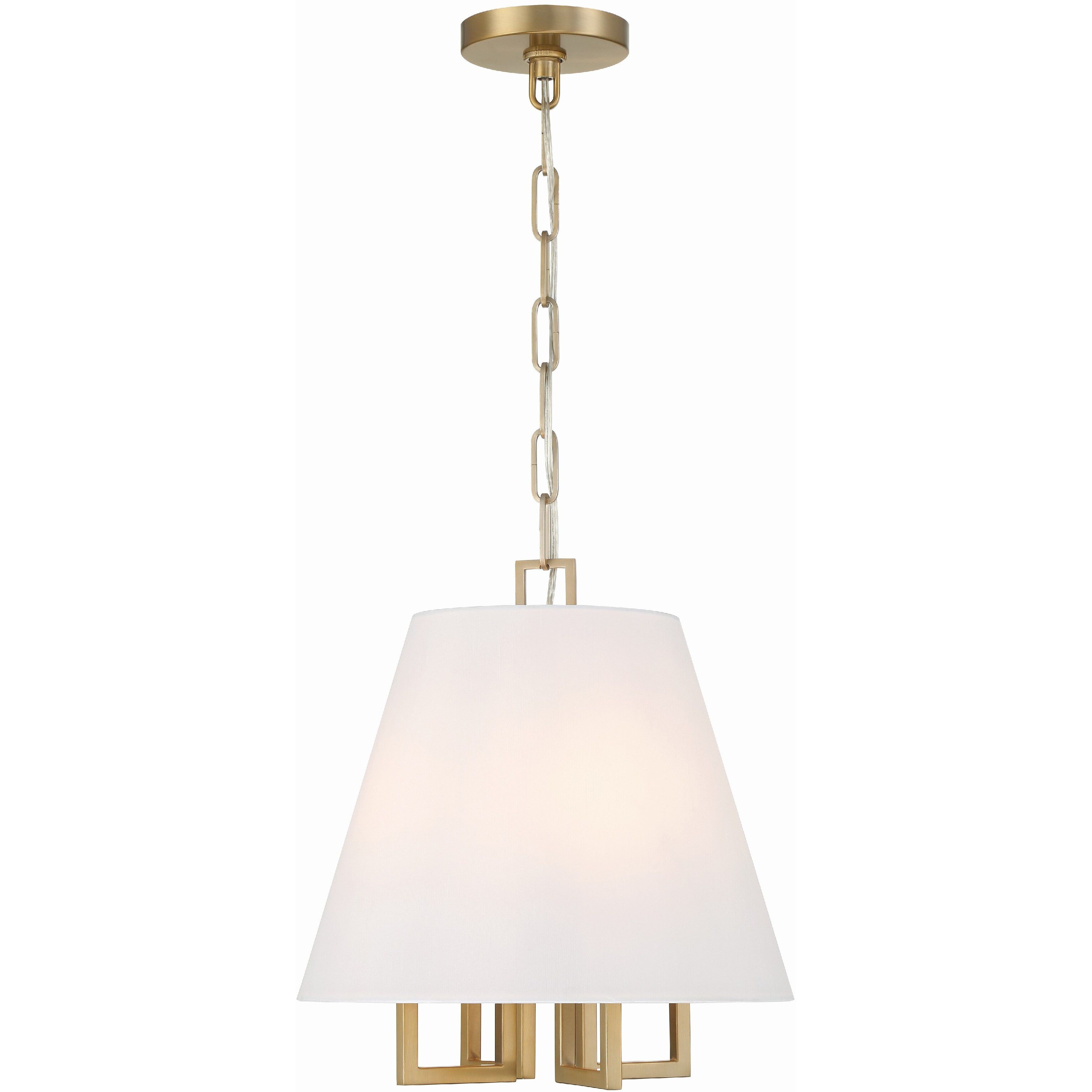Westwood 4 Light 13.5 inch Vibrant Gold Chandelier Ceiling Light