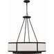 Bryant 8 Light 32 inch Black Forged Chandelier Ceiling Light