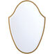 Lindee 40 X 28 inch Antique Gold Mirror